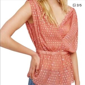 Free People Blouse Women's XS Stardust Sleeveless